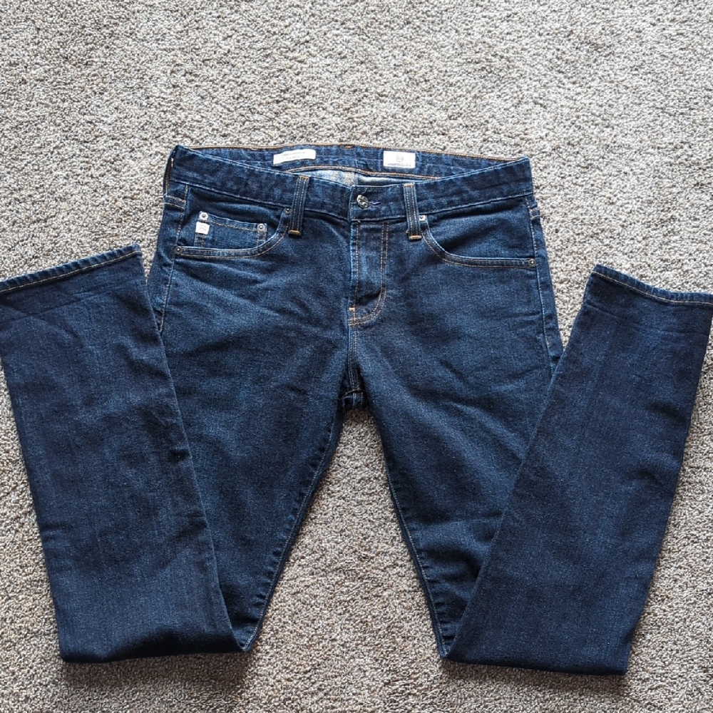 AG Adriano Goldschmied Selvedge The Matchbox Slim Straight Jeans 33 X 33